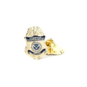 Alternative view of USCIS Officer Lapel Pin