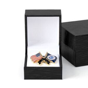 USA/DHS Mourning Lapel Pin - Black Box