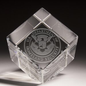 3-D Crystal Cube (DHS)