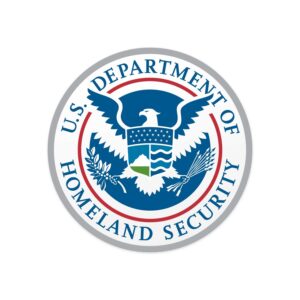 Alternative view of Vinyl Sticker DHS Seal (12 in.)