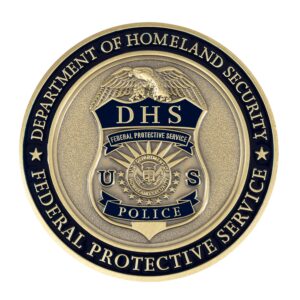 Alternative view of Federal Protective Service Coin (FPS)