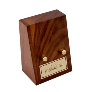 Challenge Coin Stand - Walnut - personalized