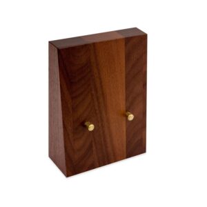 Wooden Medallion Stand (Walnut)