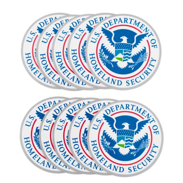 Dhs Sticker DHS Seal Vinyl Stickers (10 pack) - DHSGiftShop.com