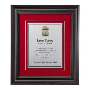 Shadow Box Plaque - Black (HSI)