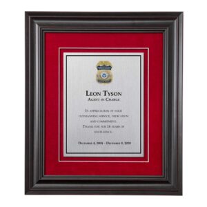 Alternative view of Shadow Box Plaque - Black (HSI)
