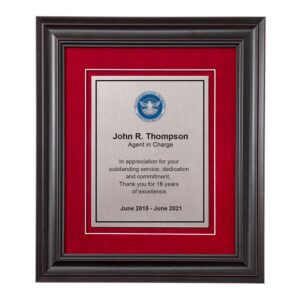 Shadow Box Plaque - Black (TSA)