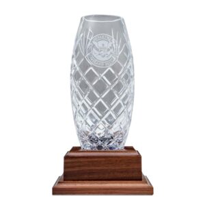 DHS Cut Glass Vase Award - not personalized