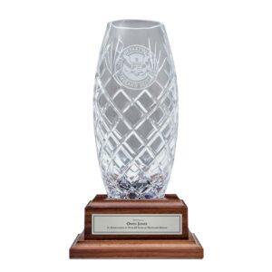 Alternative view of DHS Cut Glass Vase Award