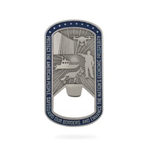 Alternative view of Dog Tag/Bottle Opener Coin (CBP)