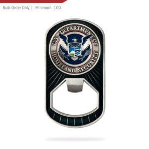 Dog Tag/Bottle Opener Coin (DHS)