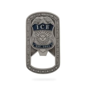 Alternative view of Dog Tag/Bottle Opener Coin (ICE)