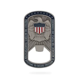 Alternative view of Dog Tag/Bottle Opener Coin (TSA)