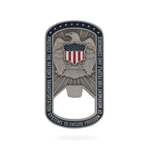 Alternative view of Dog Tag/Bottle Opener Coin (TSA) - in stock