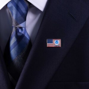 USCIS American Flag Lapel Pin