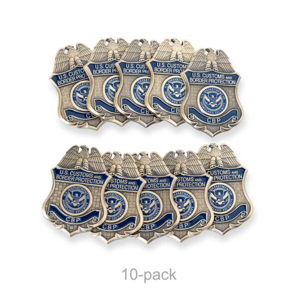 CBP Badge Metal Emblems (10 pk) - DHSGiftShop.com