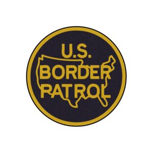 Border Patrol (USBP) Insignia Round Floor Mat