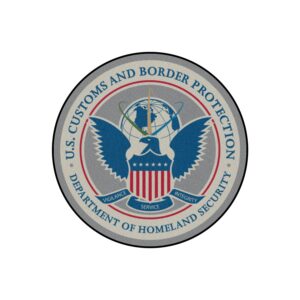 CBP Insignia Round Floor Mat