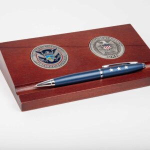 Alternative view of 2 Coin Desk Pen Holder (DHS)