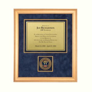 Recognition Shadow Box w/ Medallion (CBP)