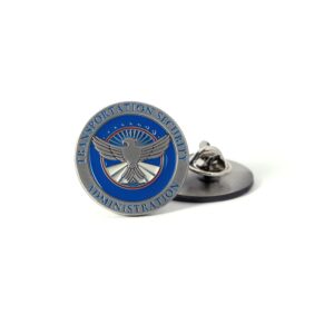 Alternative view of TSA Insignia Lapel Pin