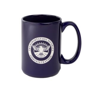 TSA Deep Etched Mug (Blue) - in stock