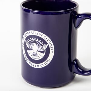 Alternative view of TSA Deep Etched Mug (Blue) - in stock