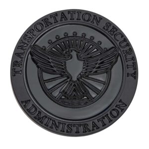 tsa black challenge coin