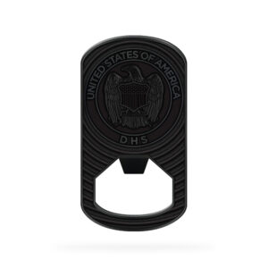 Alternative view of Dog Tag/Bottle Opener Coin - Blackout Series (DHS)