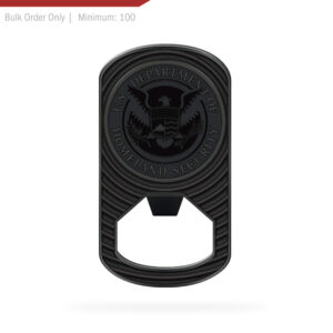 Dog Tag/Bottle Opener Coin - Blackout Series (DHS)