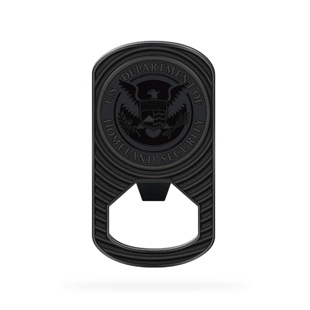 Dog Tag/Bottle Opener Coin - Blackout Series (USCIS) - Image 2
