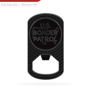 USBP Blackout Dog Tag Bottle Opener Challenge Coin