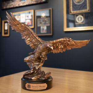 dhs soaring eagle award trophy